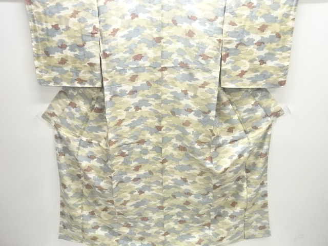 JAPANESE KIMONO / ANTIQUE KIMONO / TAISHO ROMAN STYLE / ABSTRACT MIST